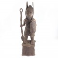 Statuetă  Războinic Edo | Imperiul Benin | bronz | cca 1900 | Nigeria